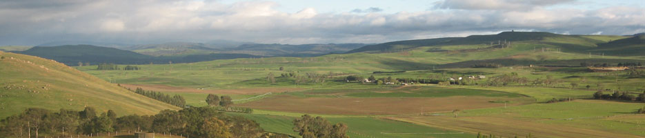 Rural hills and paddocks.
